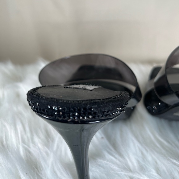 Steve Madden Black Strappy Heels - Picture 11 of 12